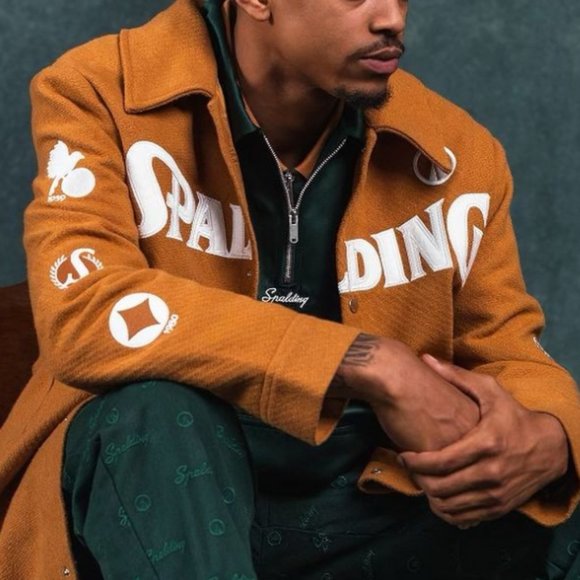 NWT Spalding x UNKNWN Heritage Coach Snap Jacket Size M